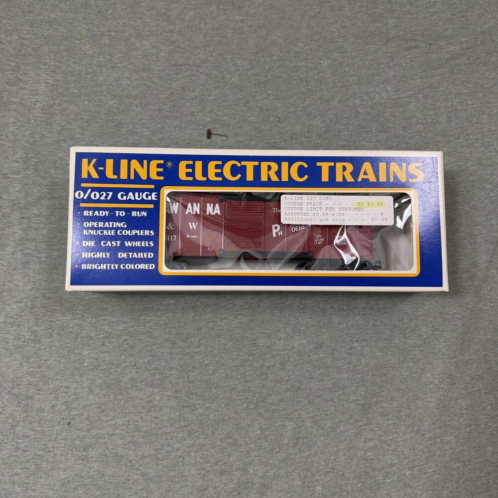 K-LINE K-5117 - Lackawanna / Phoebe Snow‎ Box Car 5117 NEW!